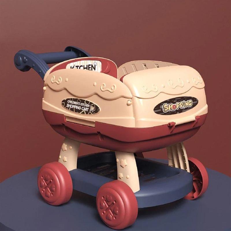 Shungun Toys Kitchen Cart Playset - Red
