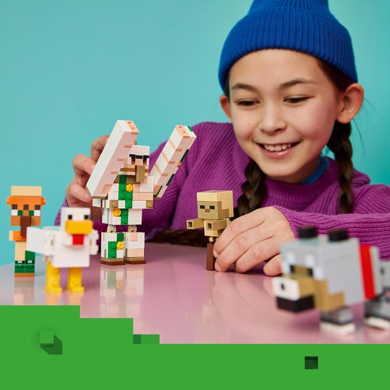 LEGO Minecraft Chicken Jockey Desert Attack Building Set - 428 Pieces