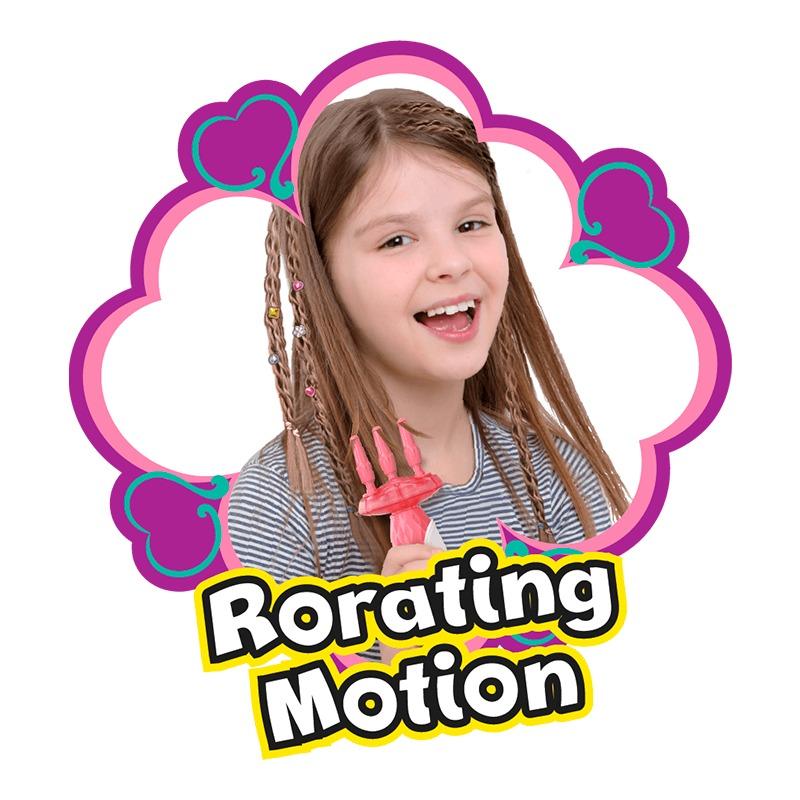 My Fashion Gal hair Braiding Device with Colorful Hair Beads