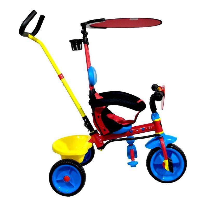 ديزني - دراجة ثلاثية سترول آند ترايك 3 في 1 بتصميم ميكي ماوس