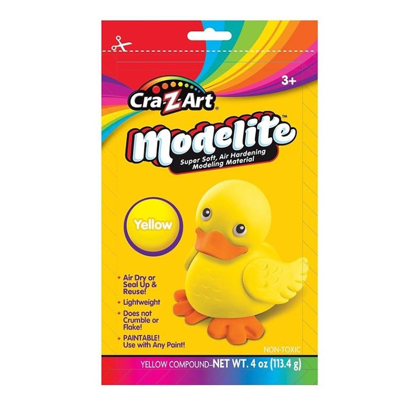 كري زي آرت - صلصال التشكيل 4 أونصة - أصفر
