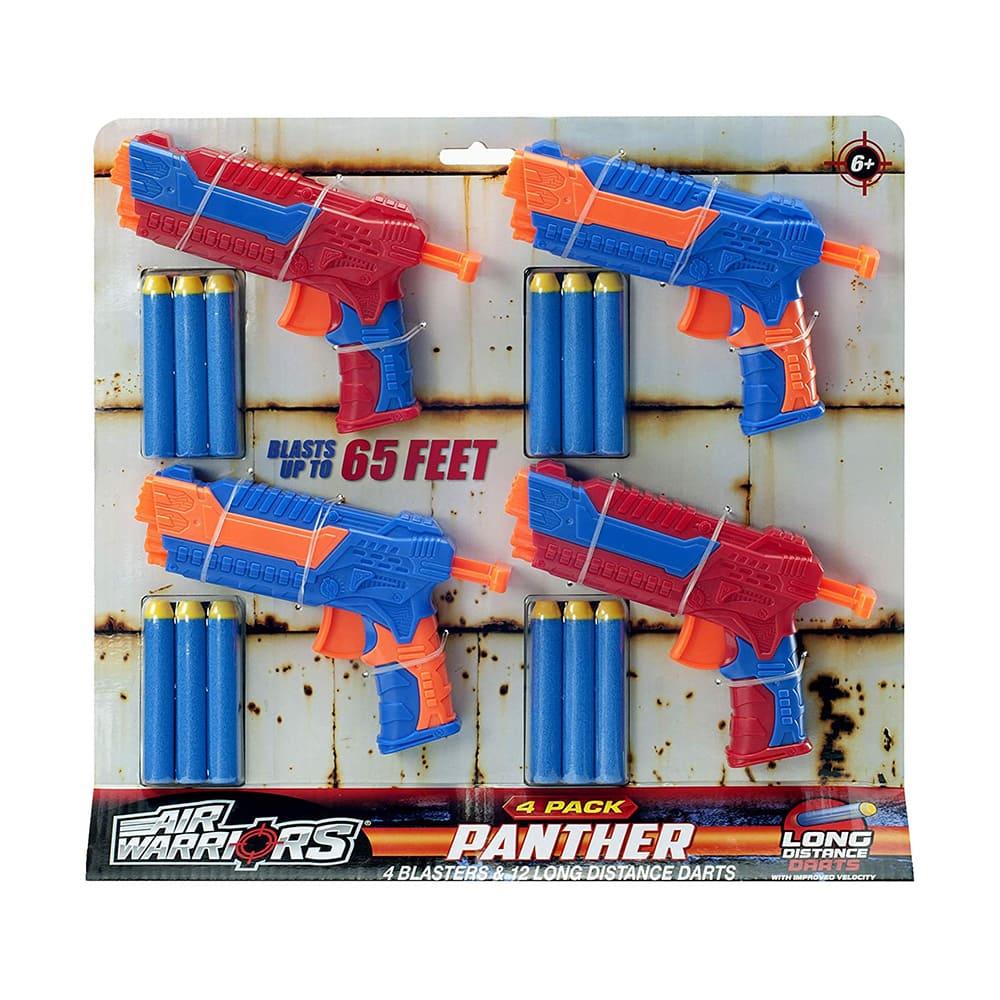 Buzz Bee Air Warrior Panther 4 Pack Guns