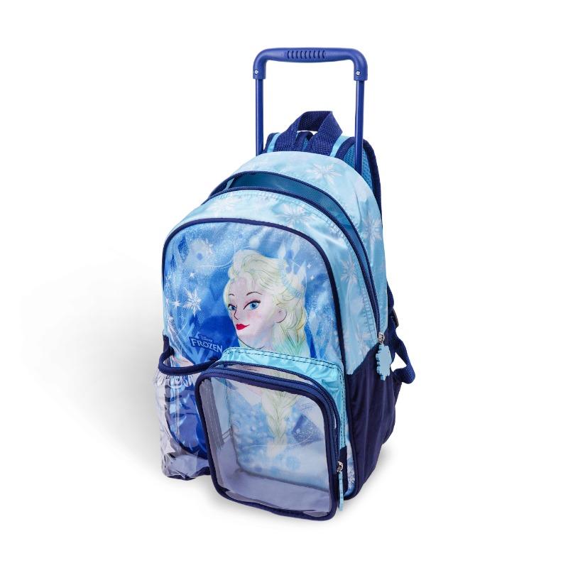 مجموعة حقيبة عربة ملكة الثلج من ديزني فروزن مقاس 13 بوصة