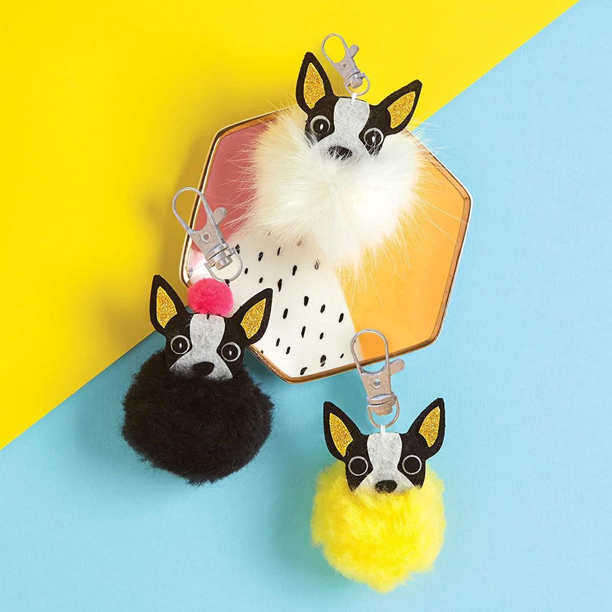 Klutz Pom-Pom Backpack Clips Craft Kit