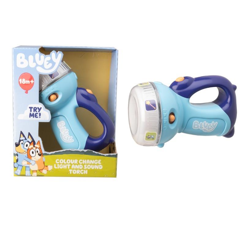 Bluey's Colour Change Light and Sound Torch