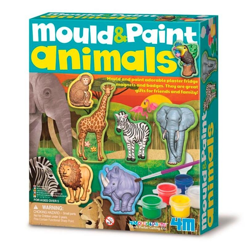 4M Mould And Paint Animals