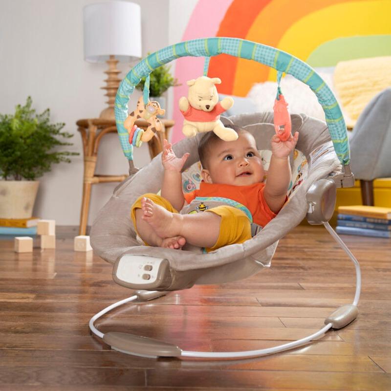 Bright Starts Disney Winnie the Pooh Dots & Honey Baby Bouncer