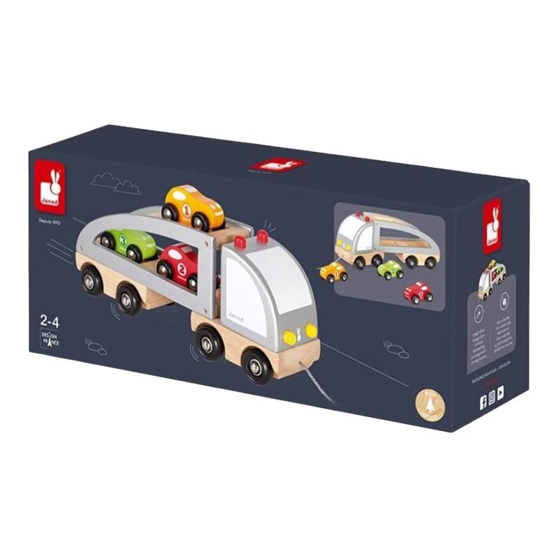 Janod Wooden Multi Cars Truck