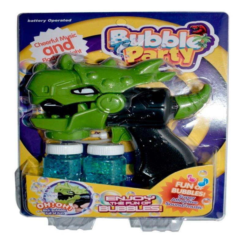Chamdol Electric Gun Toy Dinosaur Bubble Gun