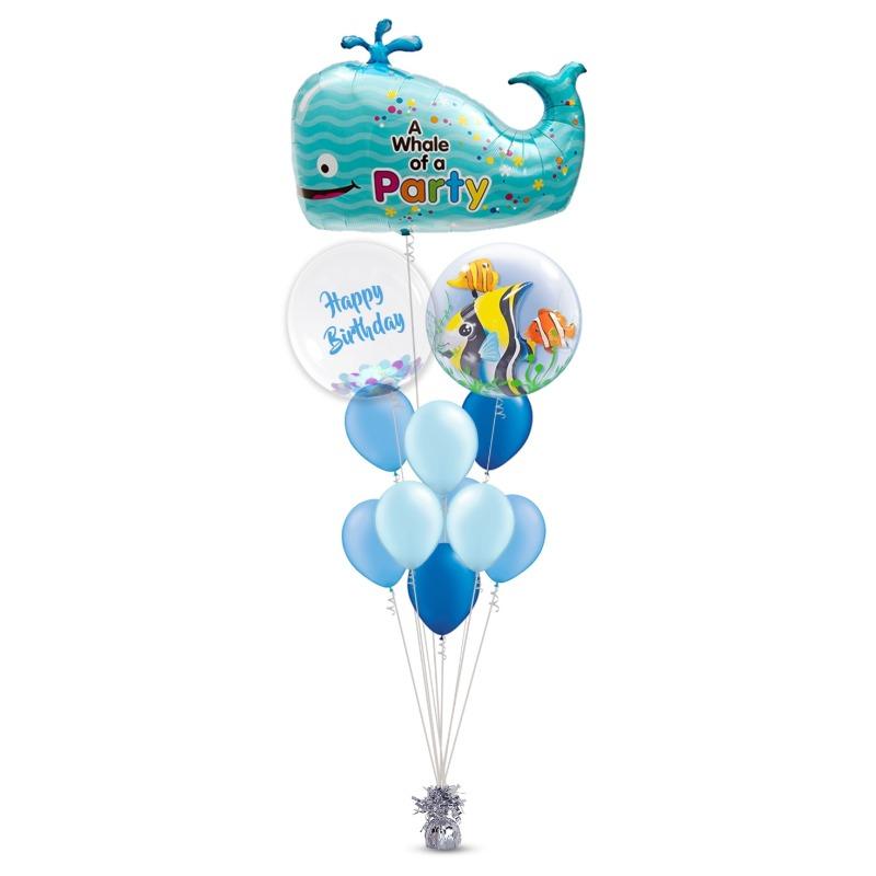 بوكيه بالونات عيد الميلاد - الحوت