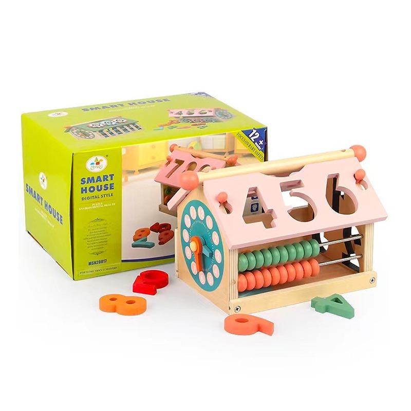 Smart House Educational Numbers House Building