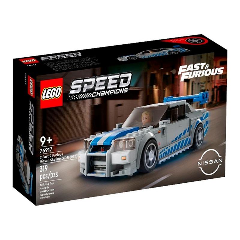 ليجو - مجموعة لعب بناء سيارة نيسان سكاي لاين جي تي-ار 319 قطعة