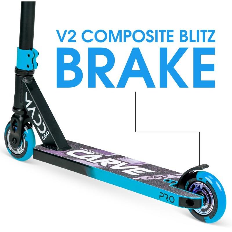 Madd Gear Carve Pro X Stunt Scooter - Black Blue
