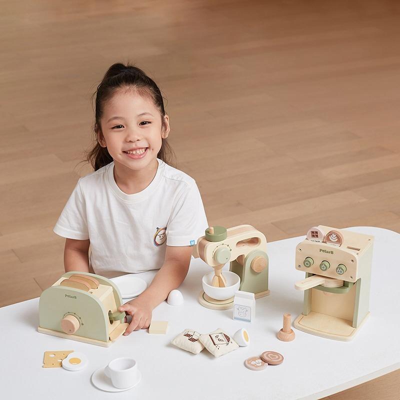 VIGA PolarB Wood Coffee Machine with Accessories