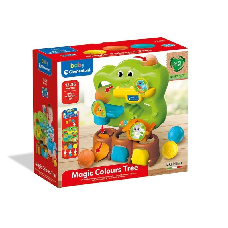 Clementoni Baby Magic Colour Tree Drop Log