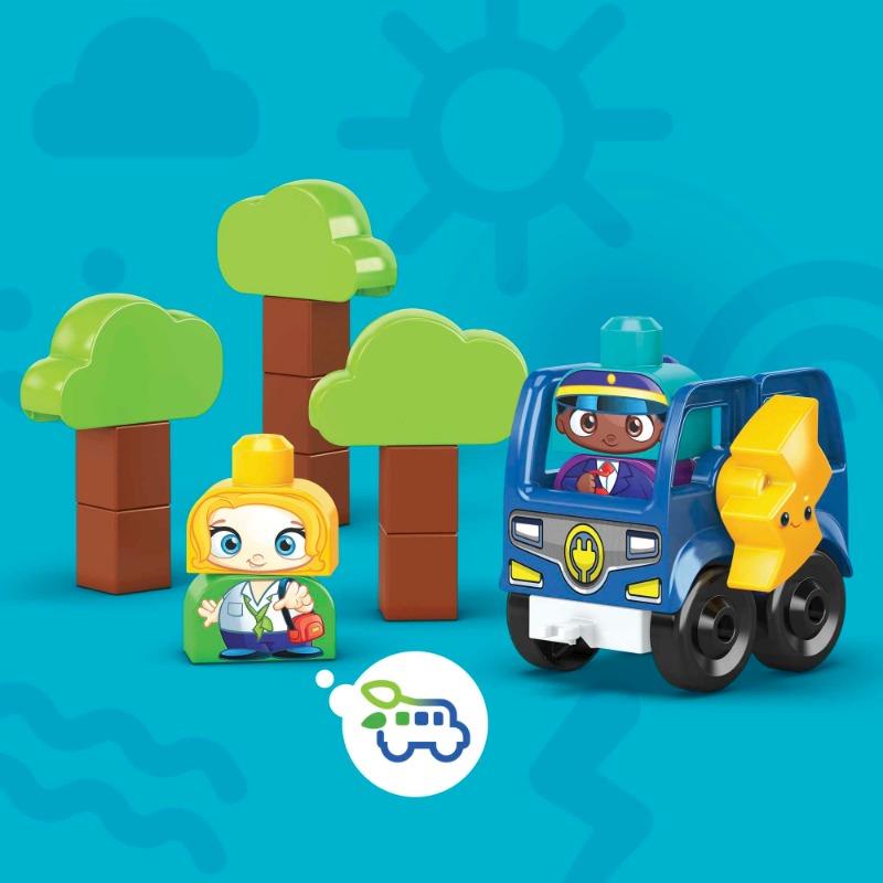 Mega Bloks Green Town Charge & Go Bus