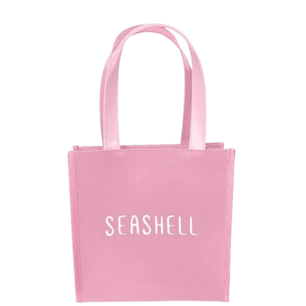 Seashell - Small Beach Bag - Pink