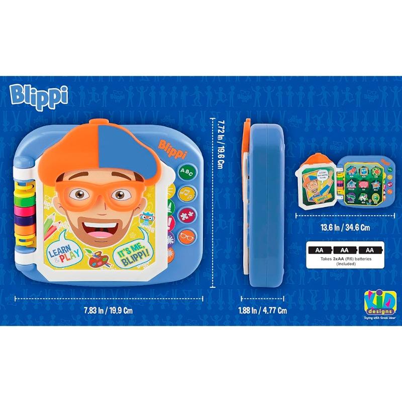 Kid Designs Blippi Learn and Play Word Book
