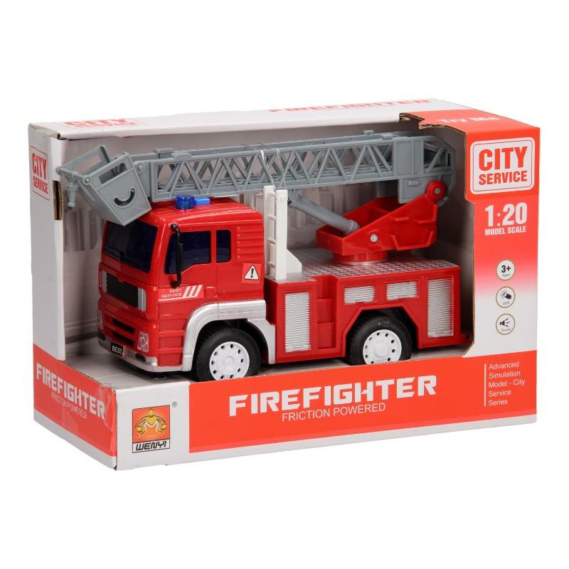 Wenyi Fire Truck Light And Sound 1:20 With Light And Sound