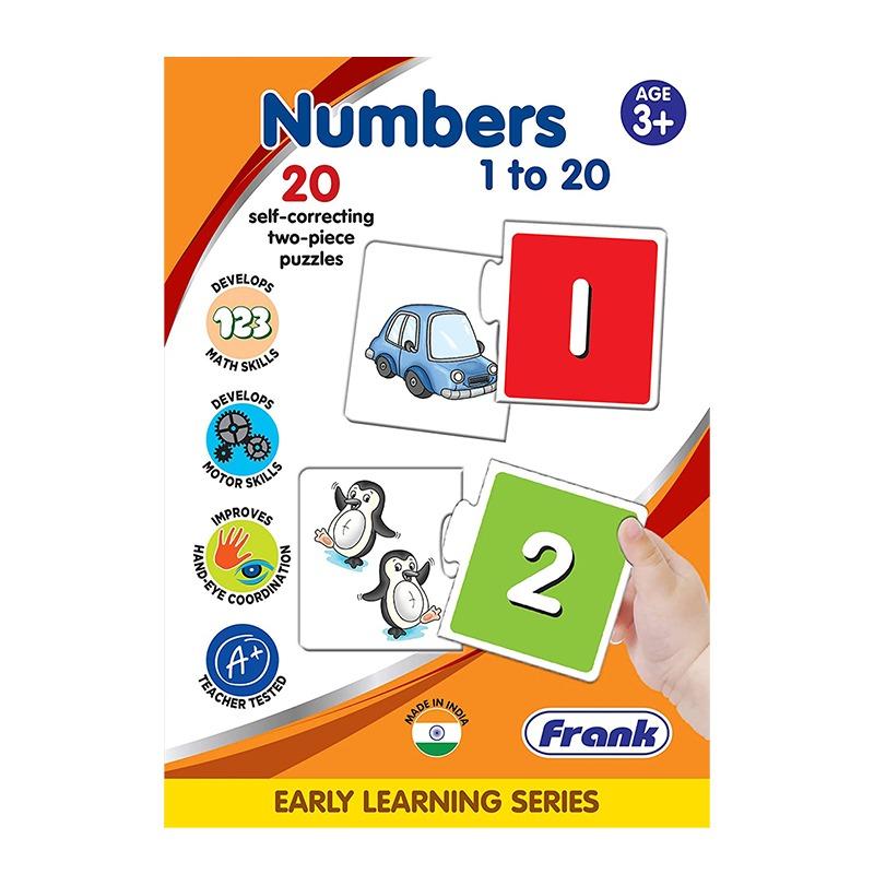 Frank Numbers 1 to 20 Puzzle – 40 Pieces