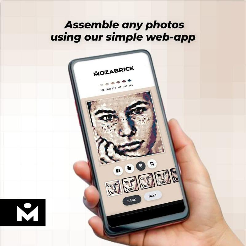 موزابريك - مجموعة بناء الصور الملونة موديل أٍس