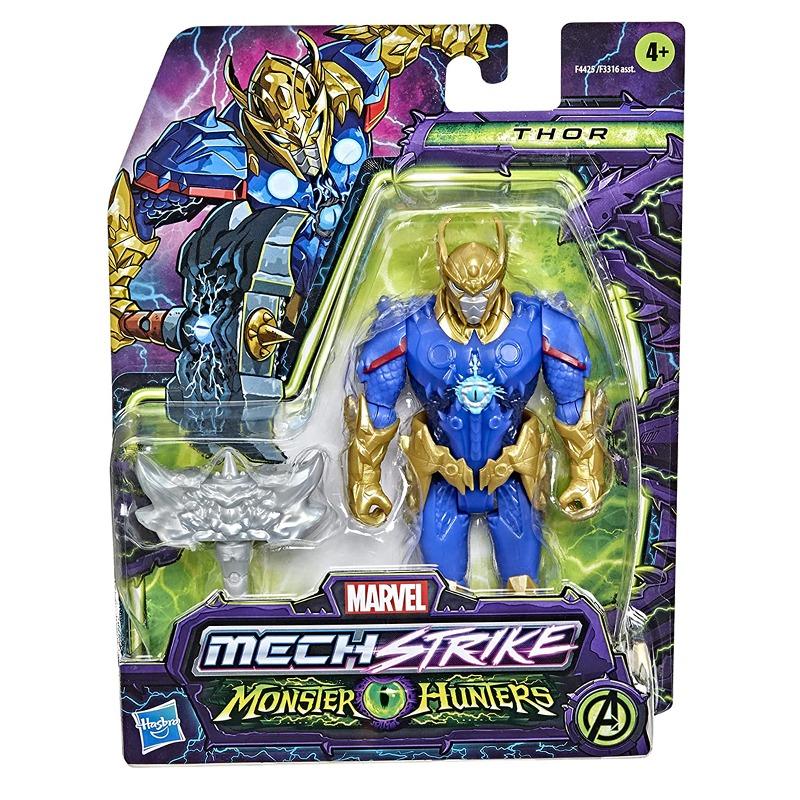 Marvel Mech Strike Action Figure Toy Monster Hunters - Thor