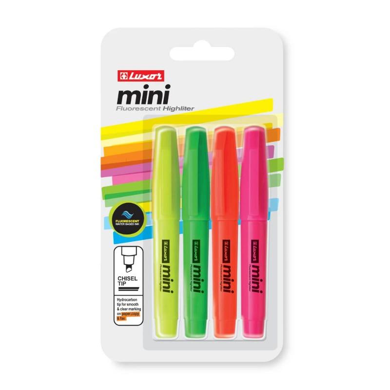 Luxor Mini Highliter Assorted