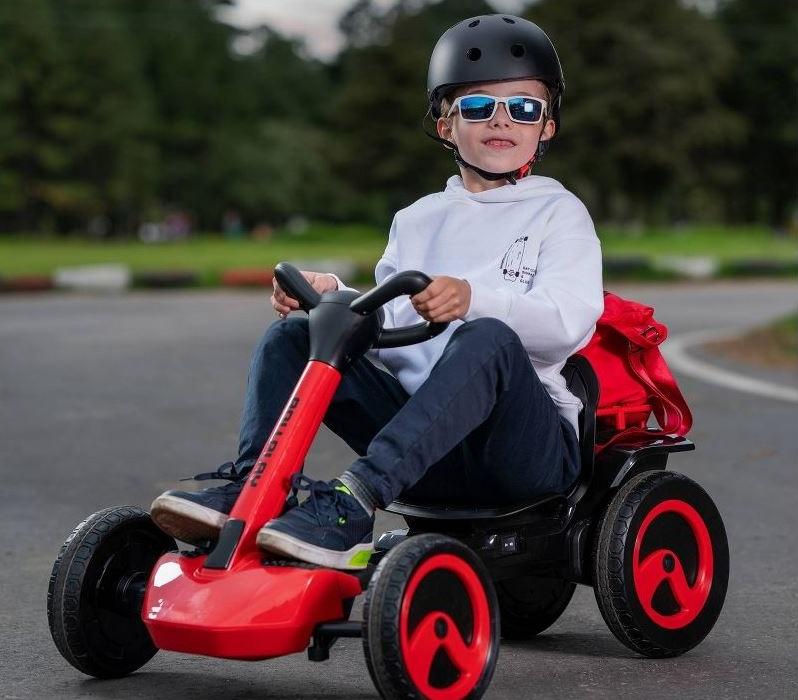 Rollplay Flex Kart XL 12V Ride On - Red