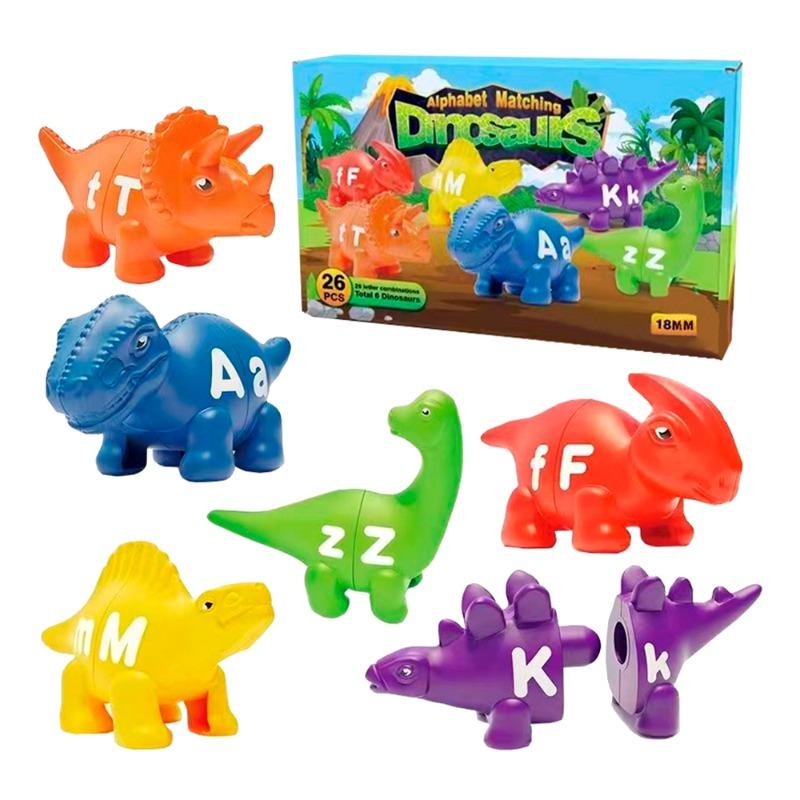 لعبة مطابقة الحروف - ديناصورات