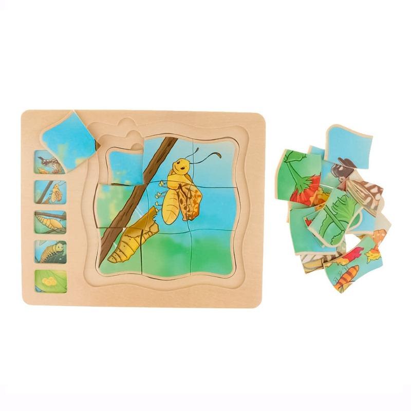Onshine Wooden Butterfly Block Puzzle