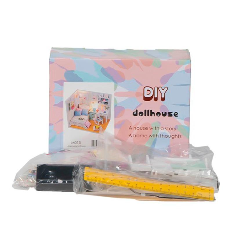 Mini Luminous Wooden Dollhouse