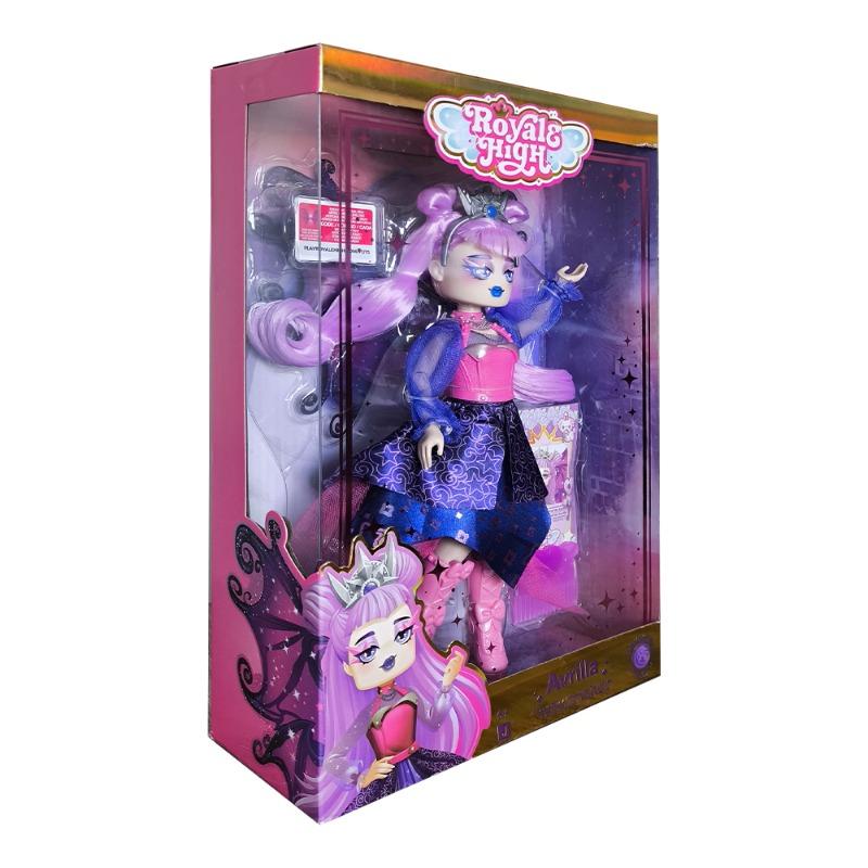 Royale High Fashion Doll + Accessories Avrila the Stylish Dark Fairy Character