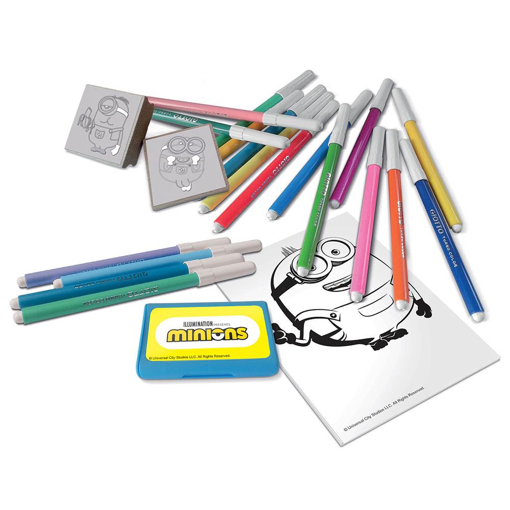 Minions Markers And Stamps Set