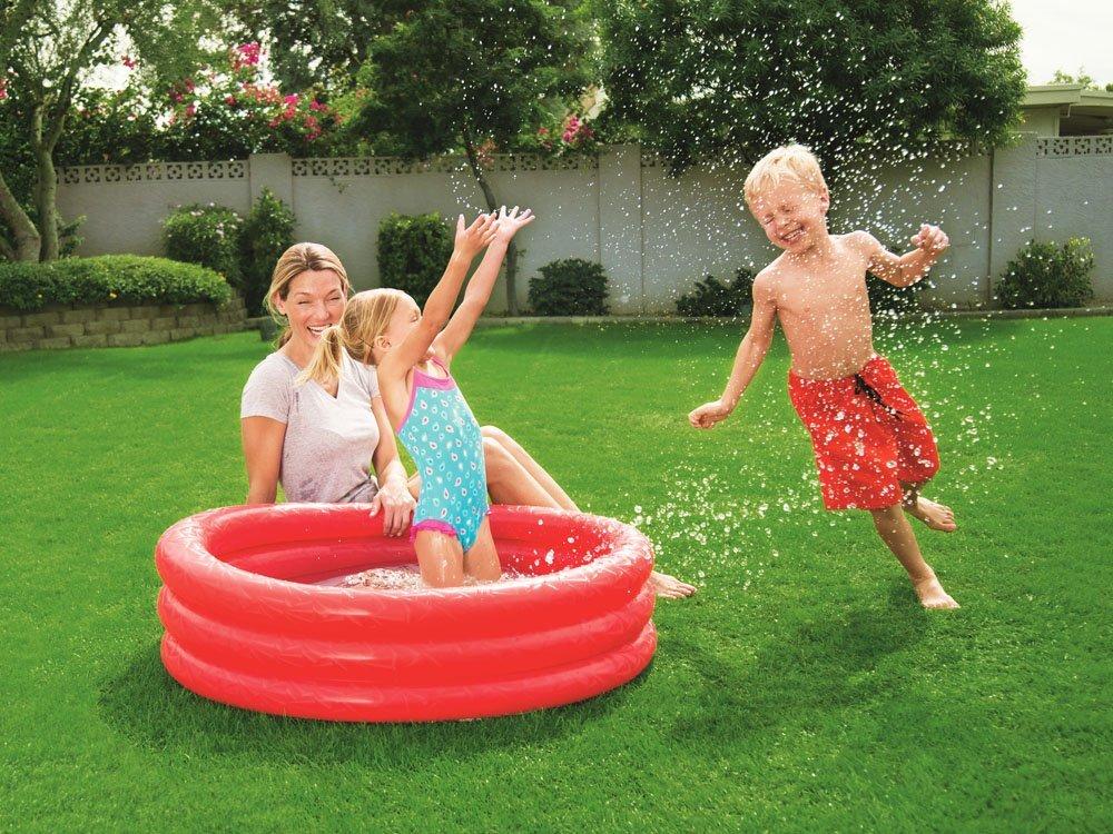 بيست واي - مسبح قابل للنفخ لون أحمر