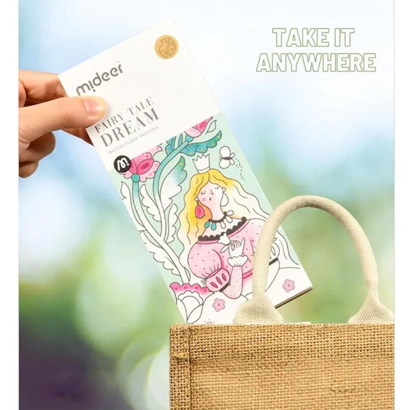 Mideer Paint with Water Booklet Enchanted Garden