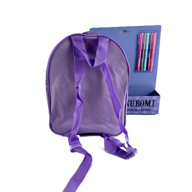 Kuromi Color & Style Backpack with 5 Washable Markers.