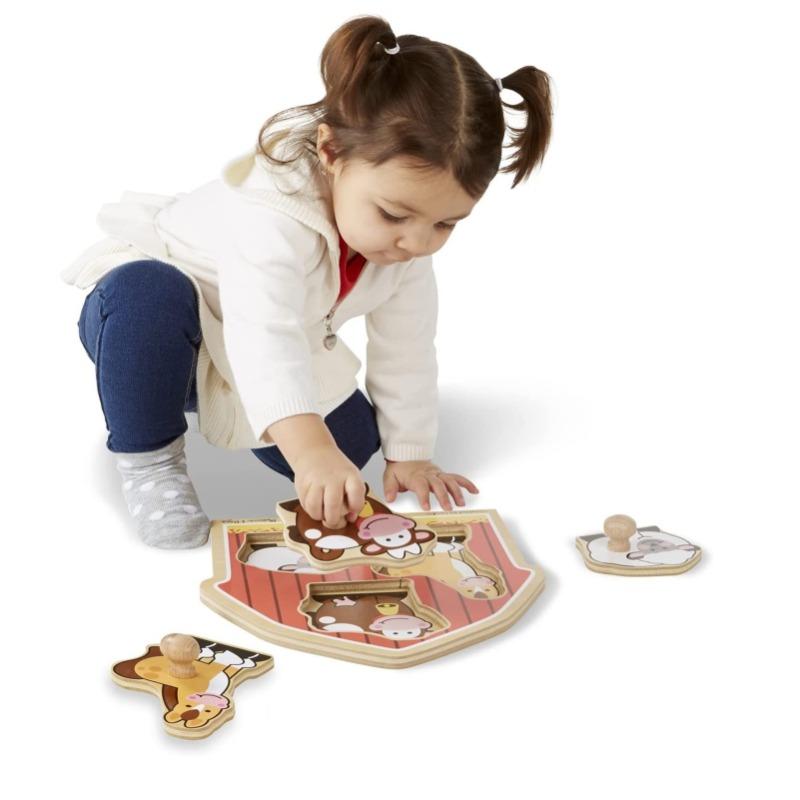 ميليسا آند دوج - بازل حيوانات بارنيارد جمبو مقبض خشبي