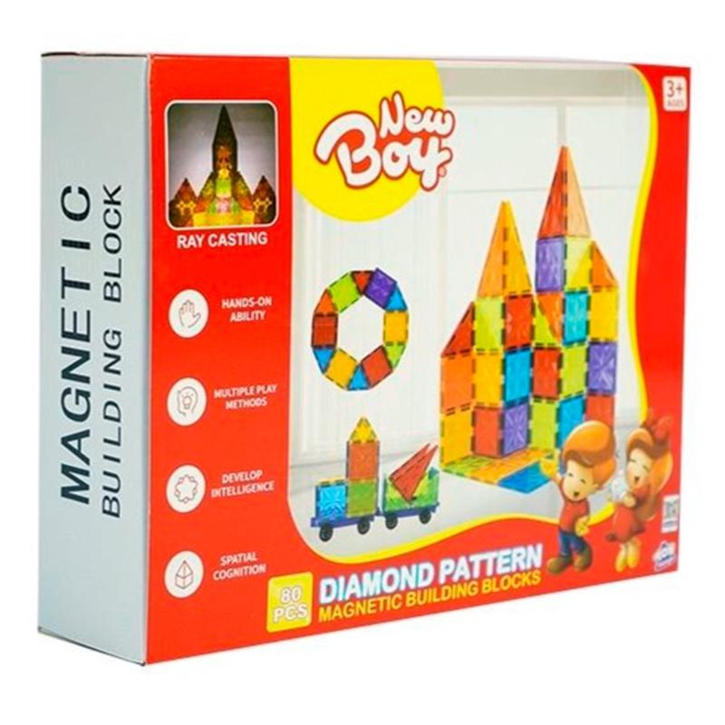 New Boy Magnetic Building Block - 80pcs