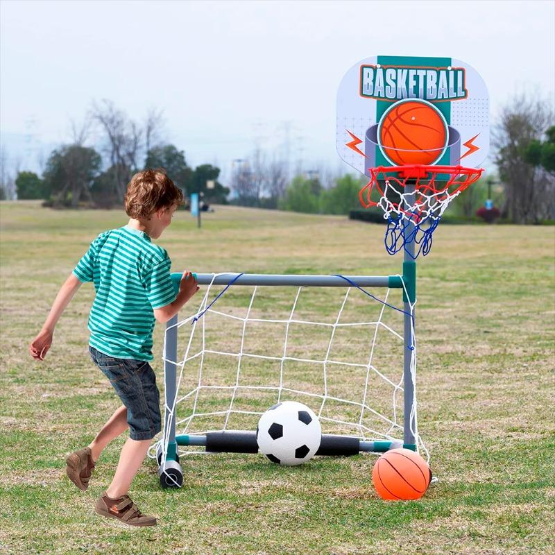 أل أف - 2 في 1 هدف فردي كرة السلة للمسبح