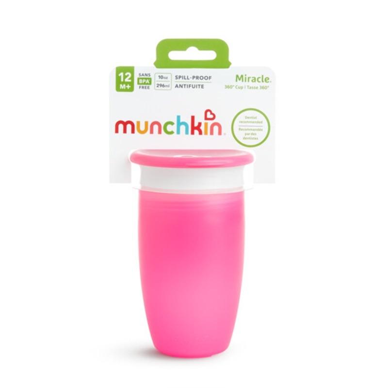 Miracle 360° Sippy Cup And Lid Pink - 296ml