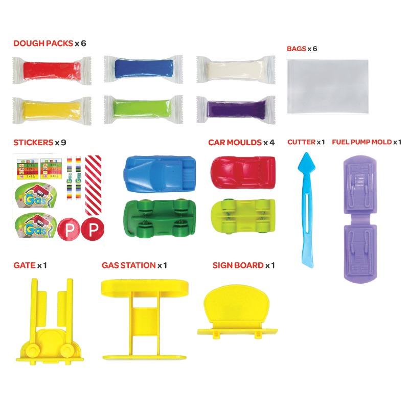 مون - مجموعة صلصال صنع السيارات