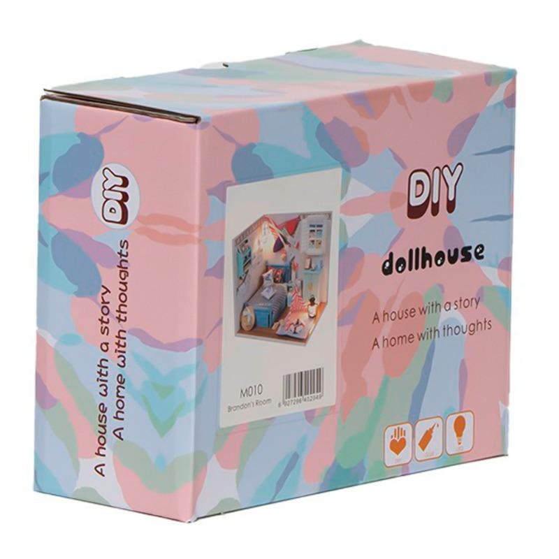 Mini Luminous Wooden Dollhouse