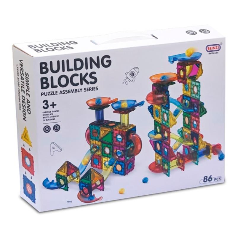 Magnetic Building Blocks - 86 Pieces