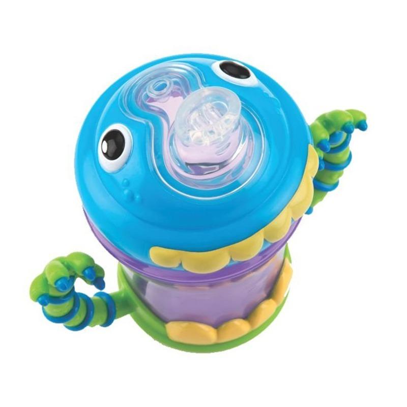 نوبي - كوب الأطفال بمقبضين بتصميم مونستر