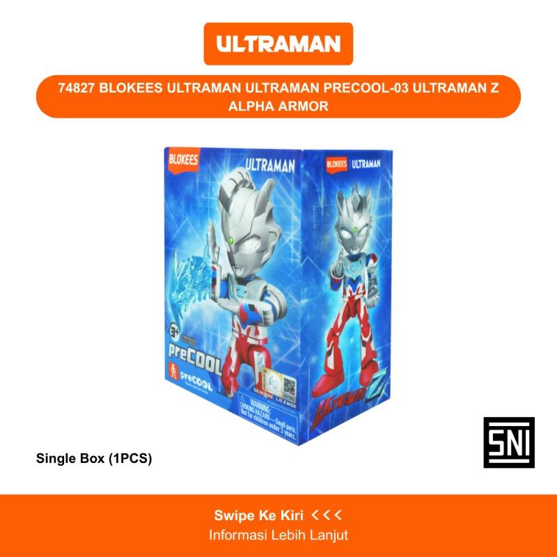 BLOKEES PreCool Ultraman Zero Model Kit - Buildable Action Figure.