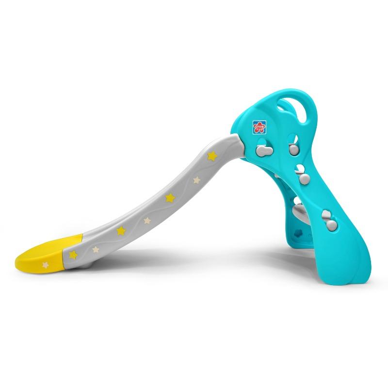 Grow'n Up Qwikfold Climb N Slide - Grey And Blue