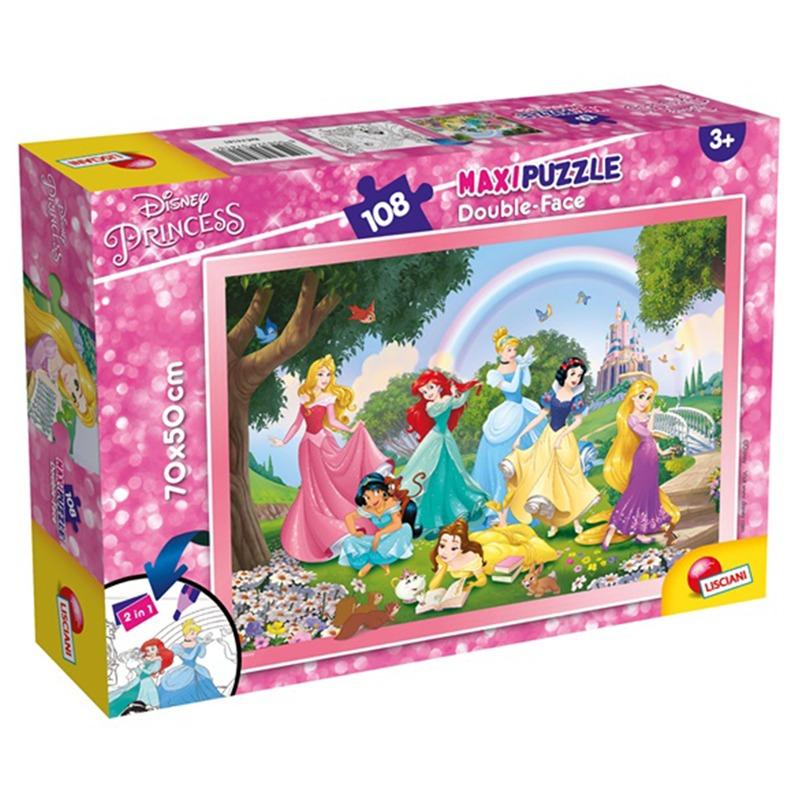 ليسياني - بازل ديزني برنسيس على الوجهين 108 قطعة
