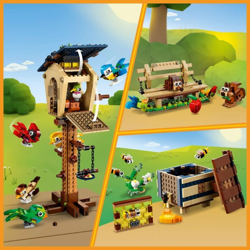 LEGO Creator 3in1 Birdhouse Building Toy Set - 476 Pcs 31143