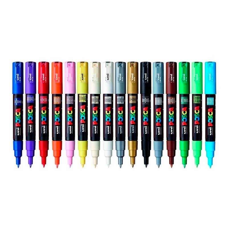 Uni Posca Paint Markers Basic Colors