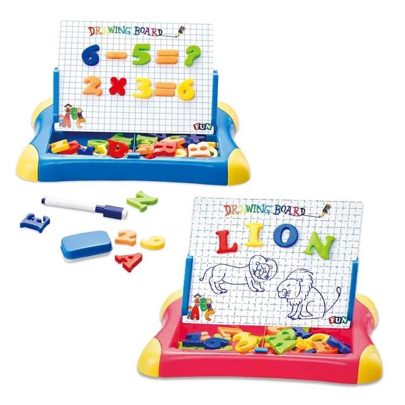 لوح التعلم المغناطيسي 2 في 1 ألون متعددة